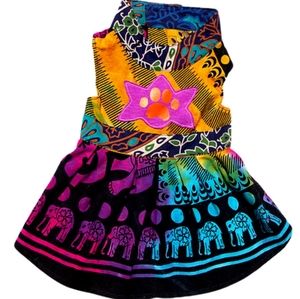 NWOT DOGGY Multi Colored Dress